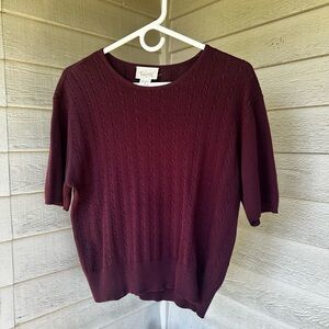 Women's Burgundy Sweater